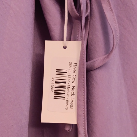 NWT RIVER COWL NECK DRESS - Picture 3 of 6